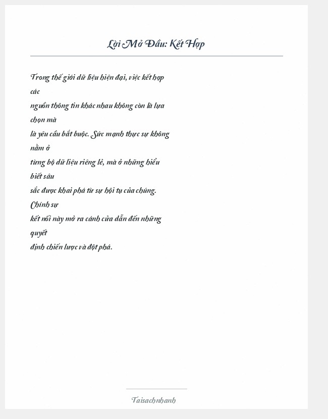 Trích đoạn Kết Hợp