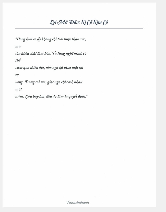 Trích đoạn Kì Cổ Kim Cô