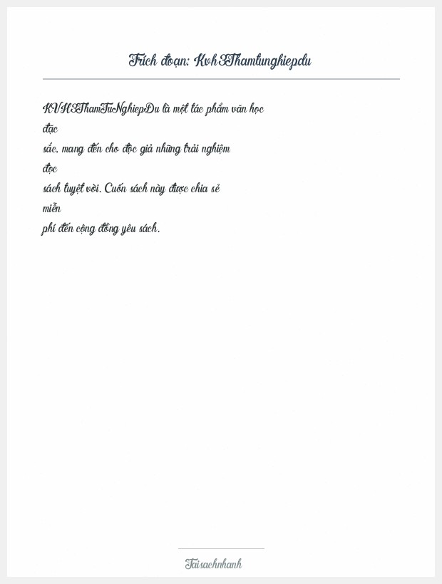 Trích đoạn Kvh3Thamtunghiepdu