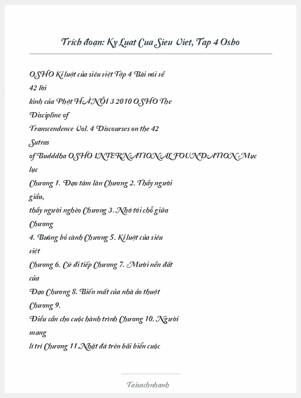 Trích đoạn Ky Luat Cua Sieu Viet, Tap 4 Osho