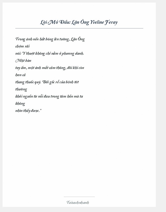 Trích đoạn Lãn Ông Yveline Feray
