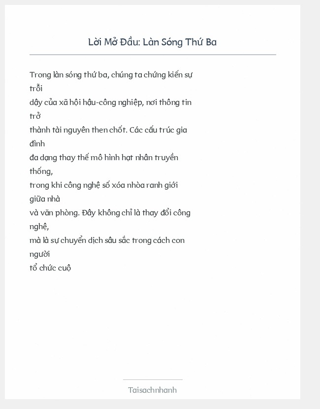 Trích đoạn Làn Sóng Thứ Ba