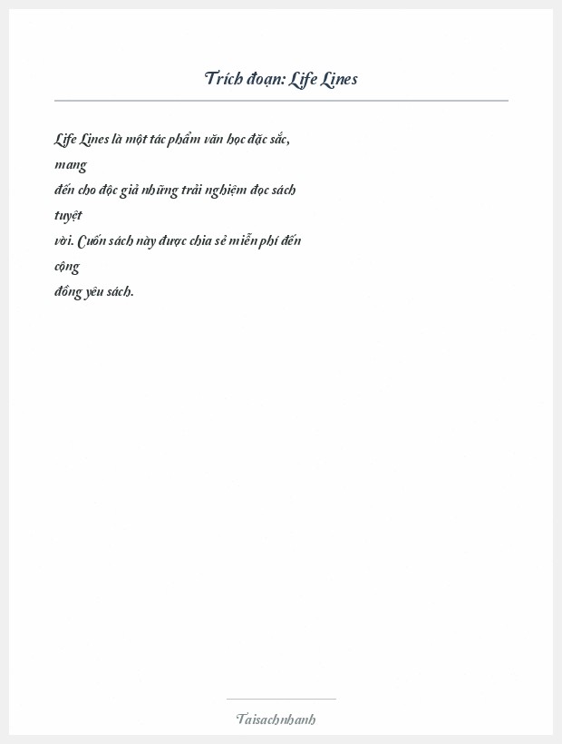 Trích đoạn Life Lines