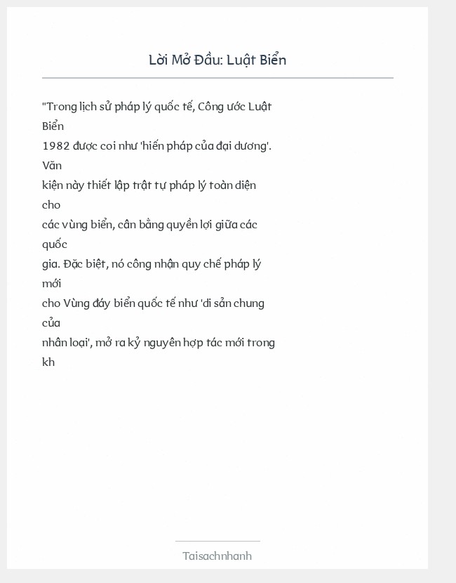 Trích đoạn Luật Biển