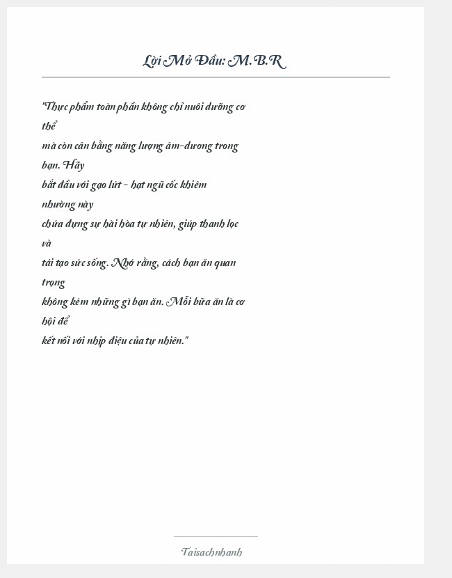 Trích đoạn M.B.R