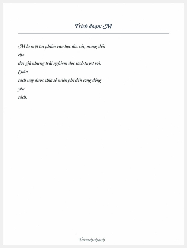 Trích đoạn M