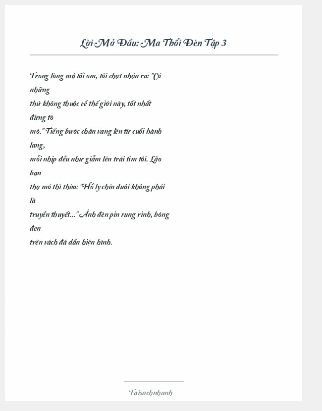 Trích đoạn Ma Thổi Đèn Tập 3