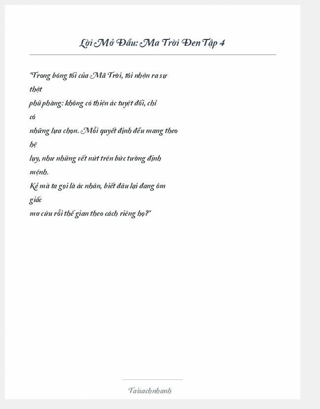 Trích đoạn Ma Trời Đen Tập 4