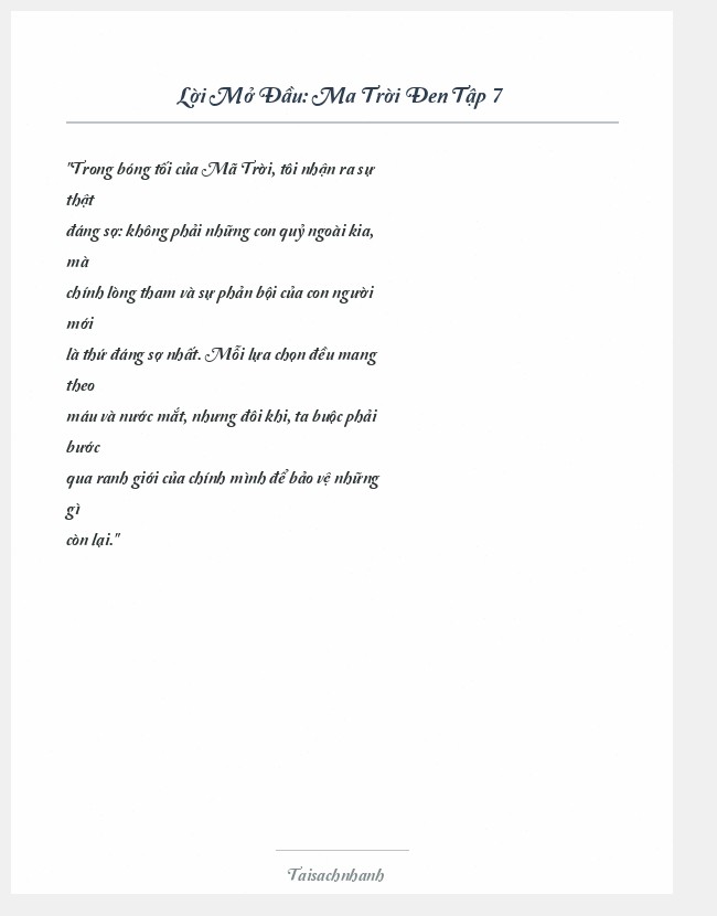Trích đoạn Ma Trời Đen Tập 7