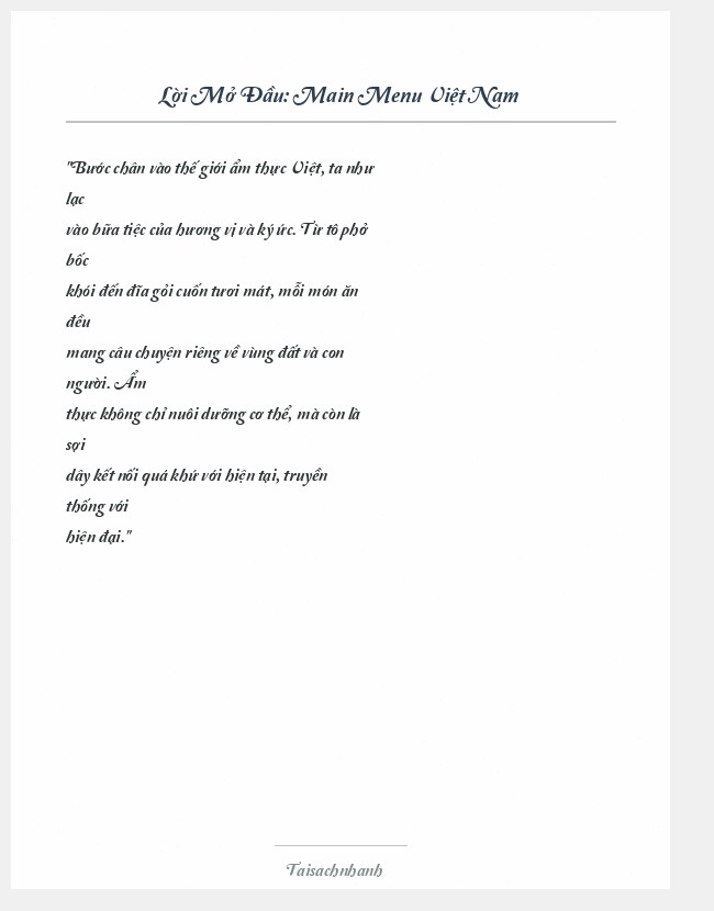 Trích đoạn Main Menu Việt Nam