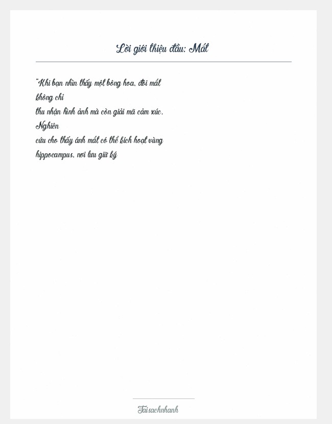 Trích đoạn Mắt