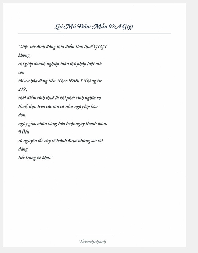 Trích đoạn Mẫu 02A Gtgt