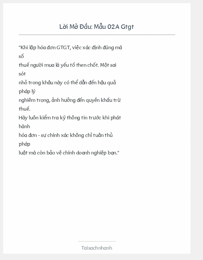 Trích đoạn Mẫu 02A Gtgt