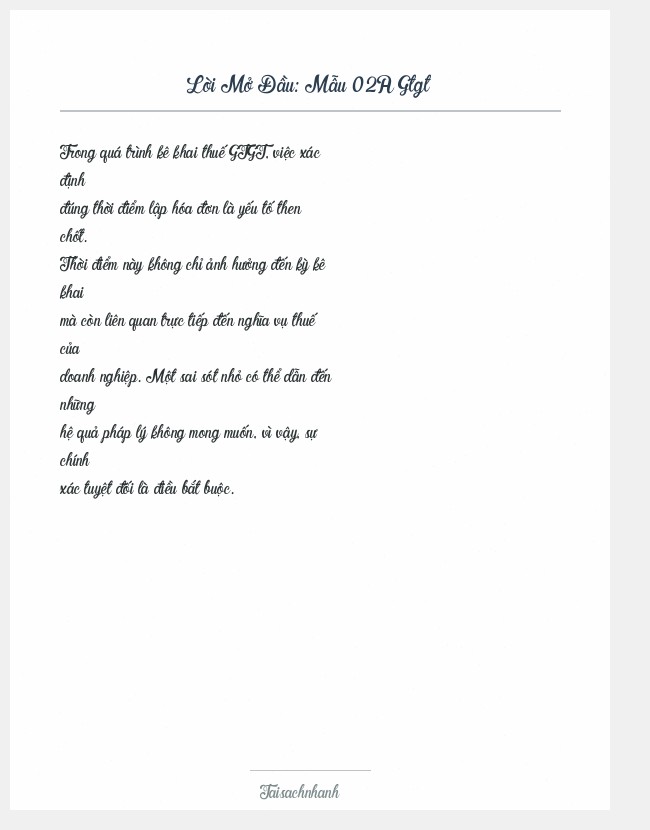 Trích đoạn Mẫu 02A Gtgt