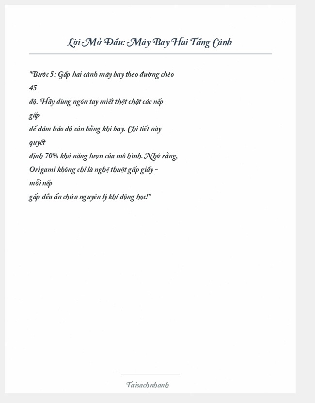 Trích đoạn Máy Bay Hai Tầng Cánh