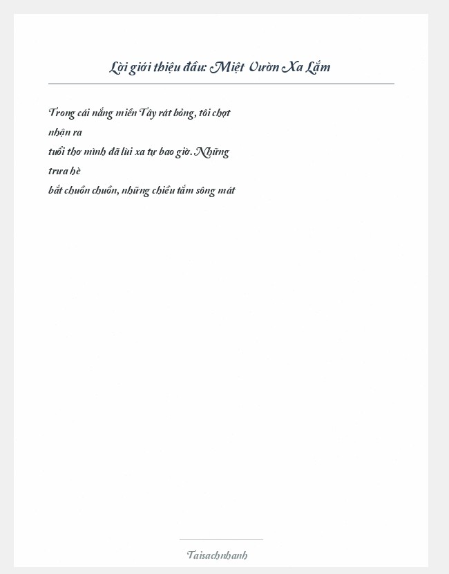 Trích đoạn Miệt Vườn Xa Lắm