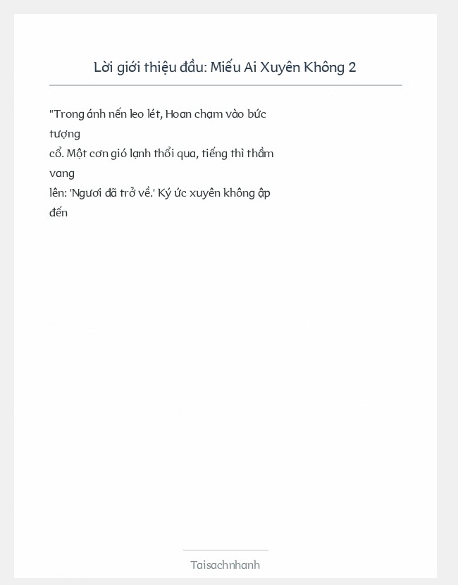 Trích đoạn Miếu Ai Xuyên Không 2