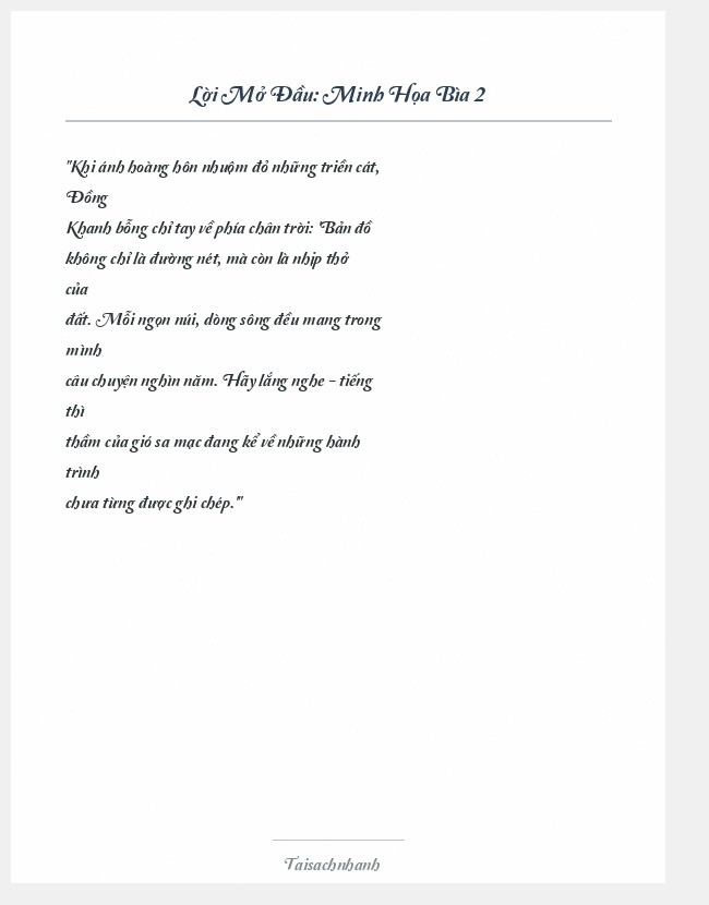 Trích đoạn Minh Họa Bìa 2