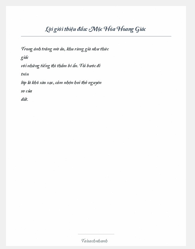 Trích đoạn Mộc Hóa Hoang Giác