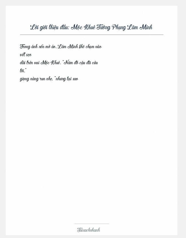 Trích đoạn Mộc Khuê Tường Phụng Lâm Minh