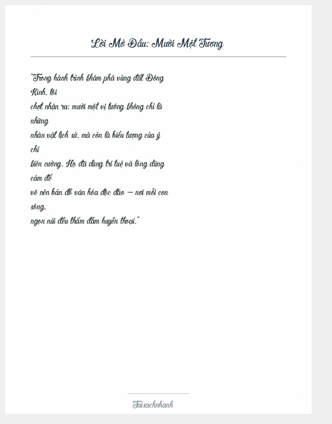 Trích đoạn Mười Một Tương