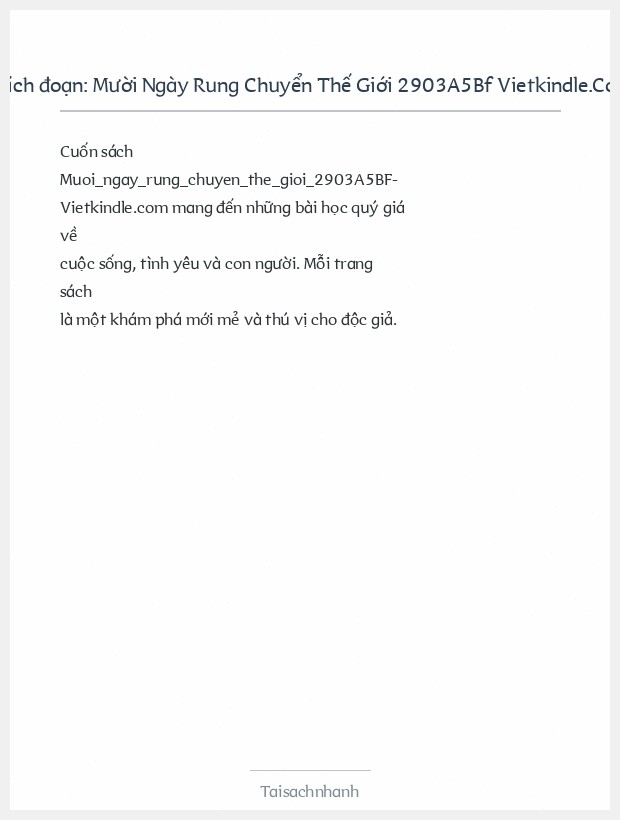 Trích đoạn Mười Ngày Rung Chuyển Thế Giới 2903A5Bf Vietkindle.Com