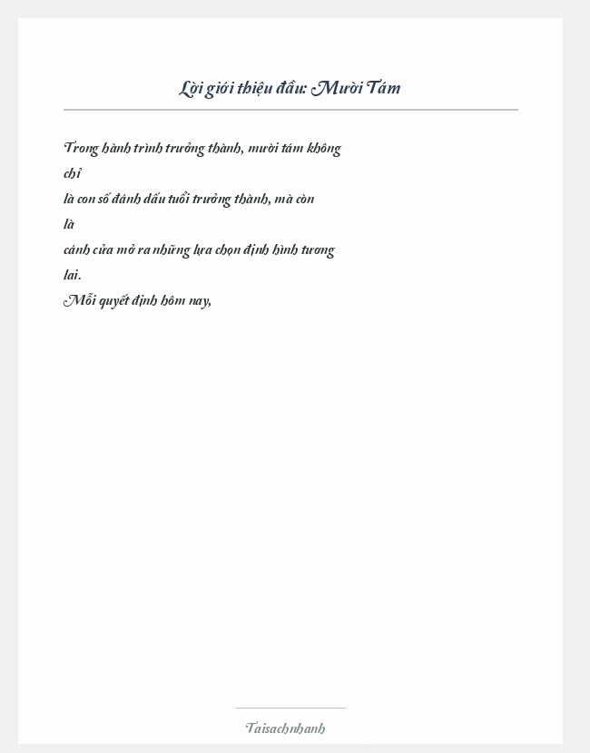 Trích đoạn Mười Tám