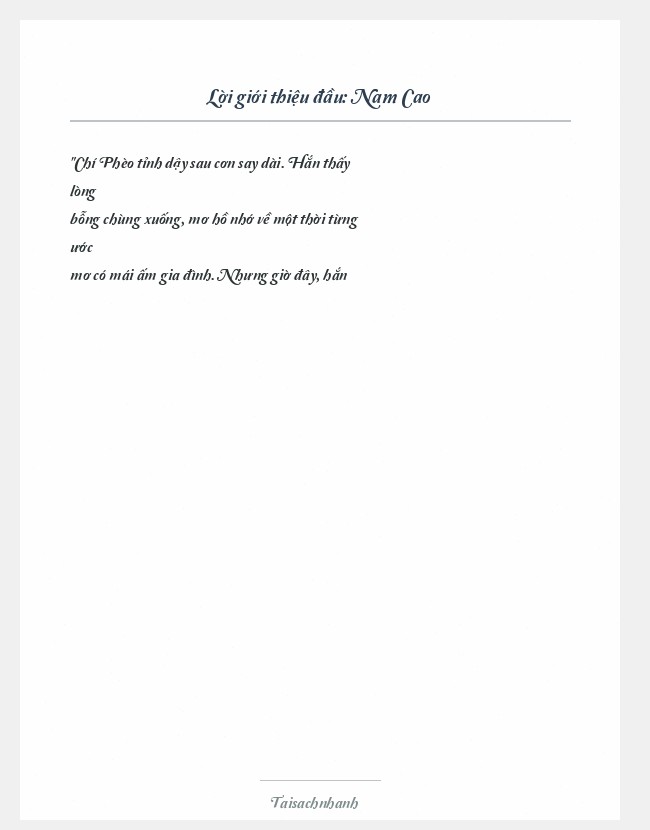 Trích đoạn Nam Cao