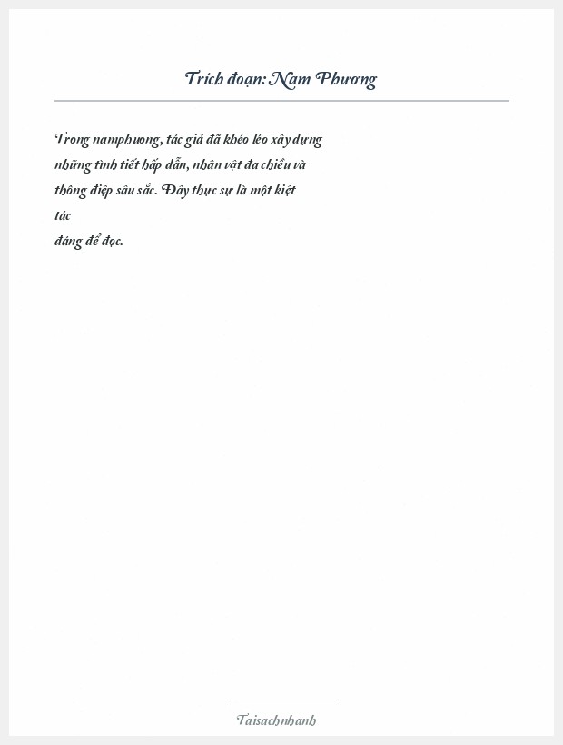 Trích đoạn Nam Phương