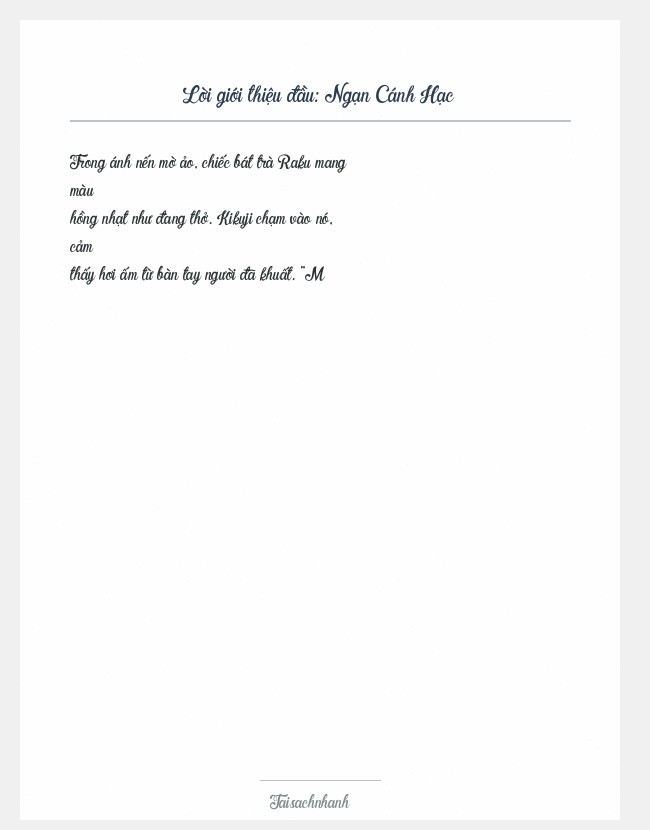 Trích đoạn Ngạn Cánh Hạc