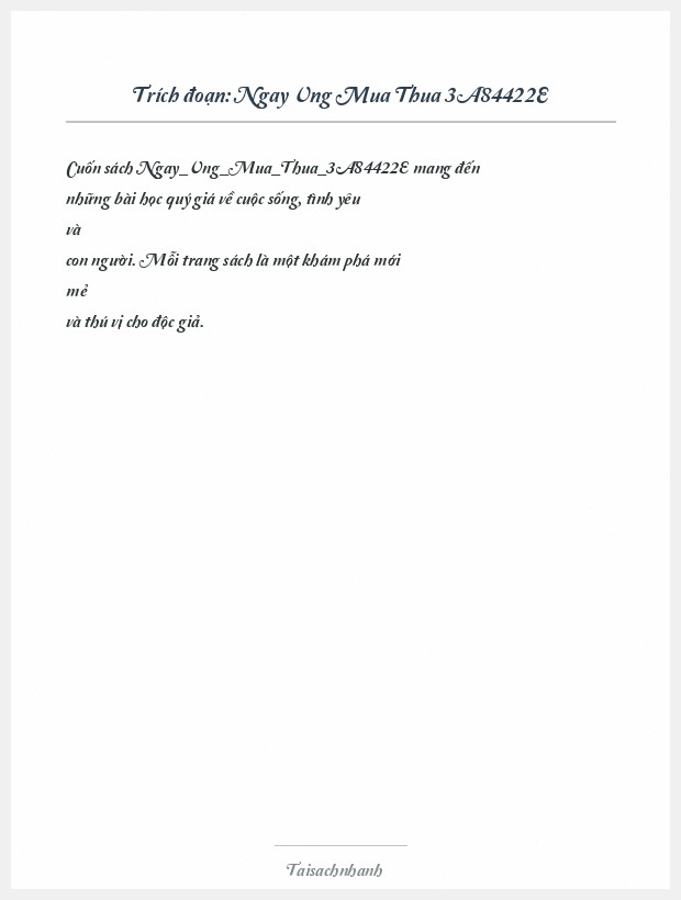 Trích đoạn Ngay Vng Mua Thua 3A84422E