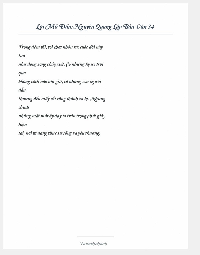 Trích đoạn Nguyễn Quang Lập Bản Văn 34
