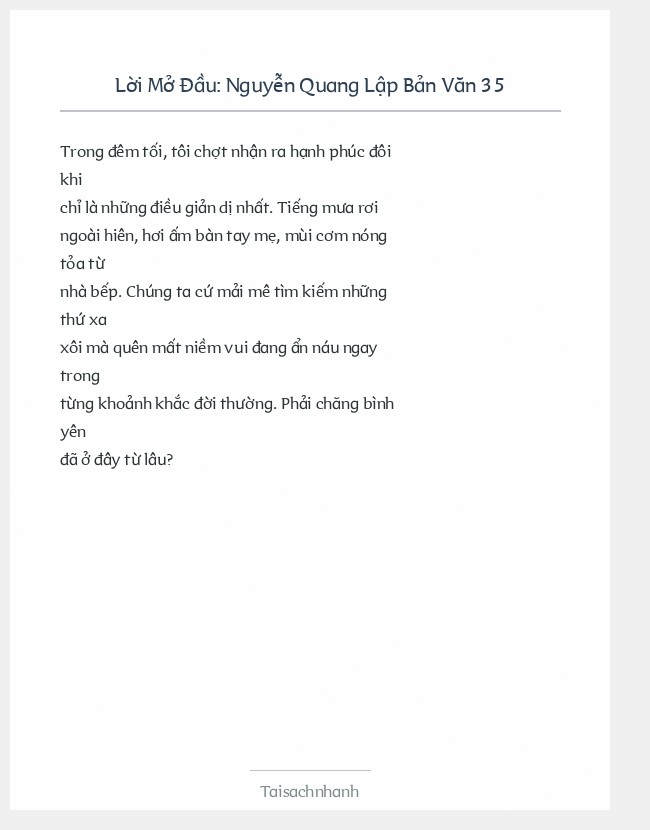 Trích đoạn Nguyễn Quang Lập Bản Văn 35