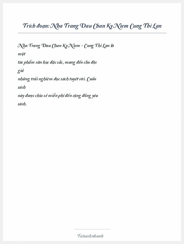 Trích đoạn Nha Trang Dau Chan Ky Niem Cung Thi Lan