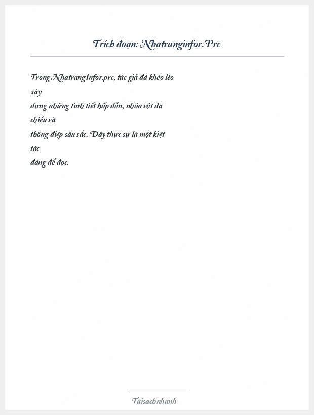 Trích đoạn Nhatranginfor.Prc