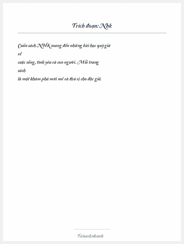 Trích đoạn Nhk