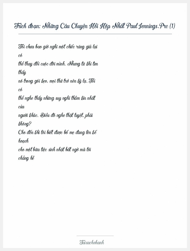 Trích đoạn Những Câu Chuyện Hồi Hộp Nhất Paul Jennings.Prc (1)