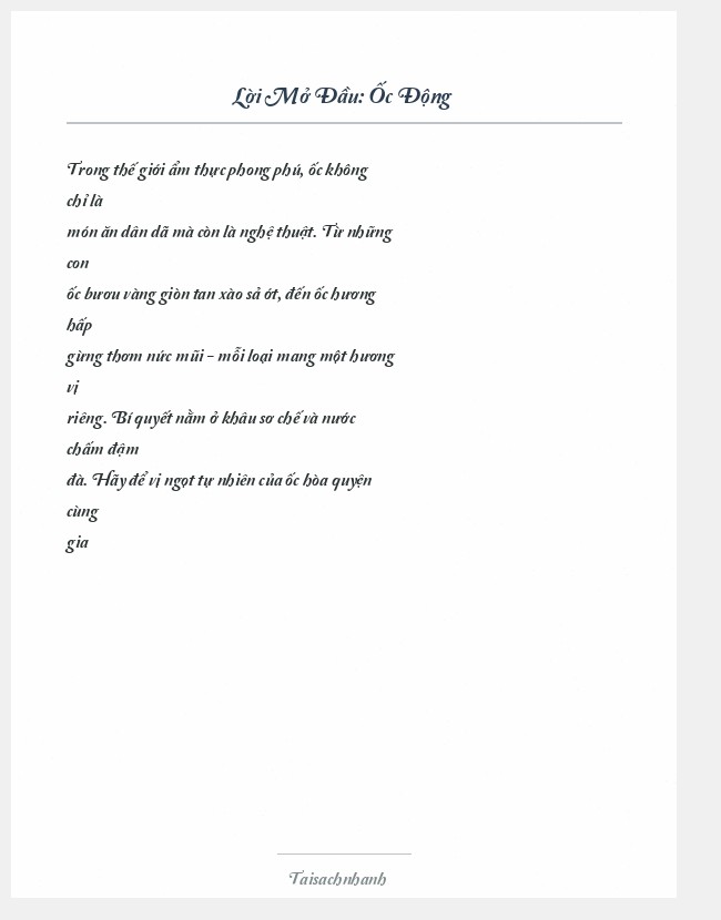 Trích đoạn Ốc Động