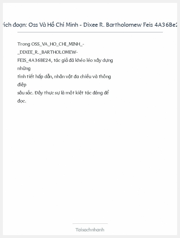 Trích đoạn Oss Và Hồ Chí Minh - Dixee R. Bartholomew Feis 4A36Be24