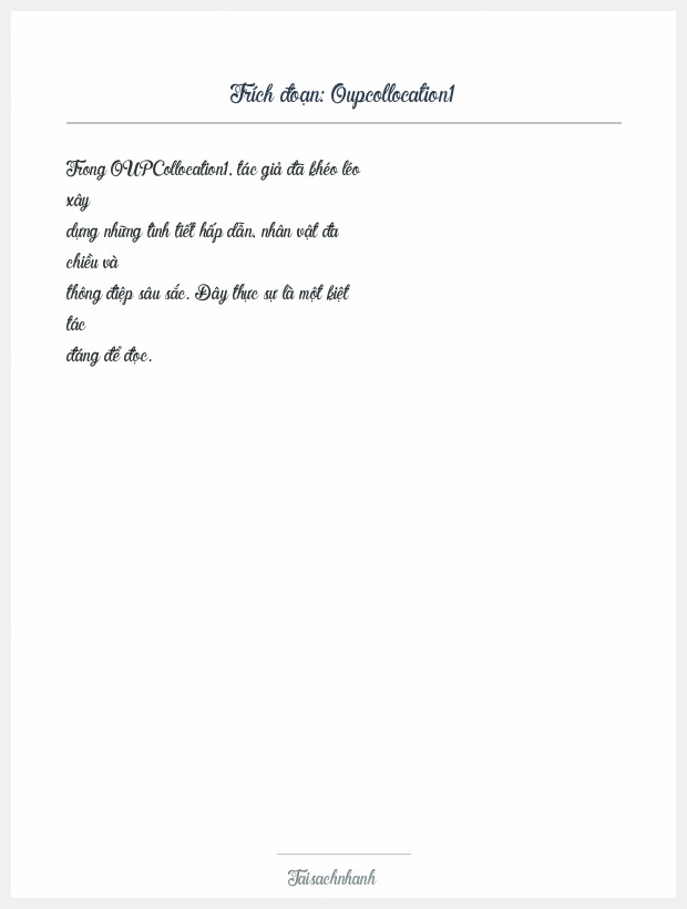 Trích đoạn Oupcollocation1