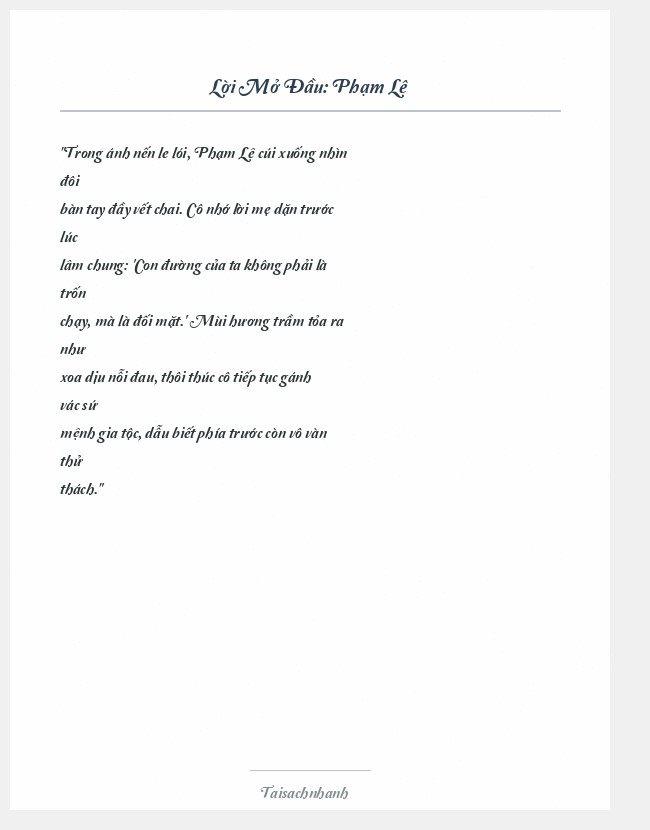 Trích đoạn Phạm Lê