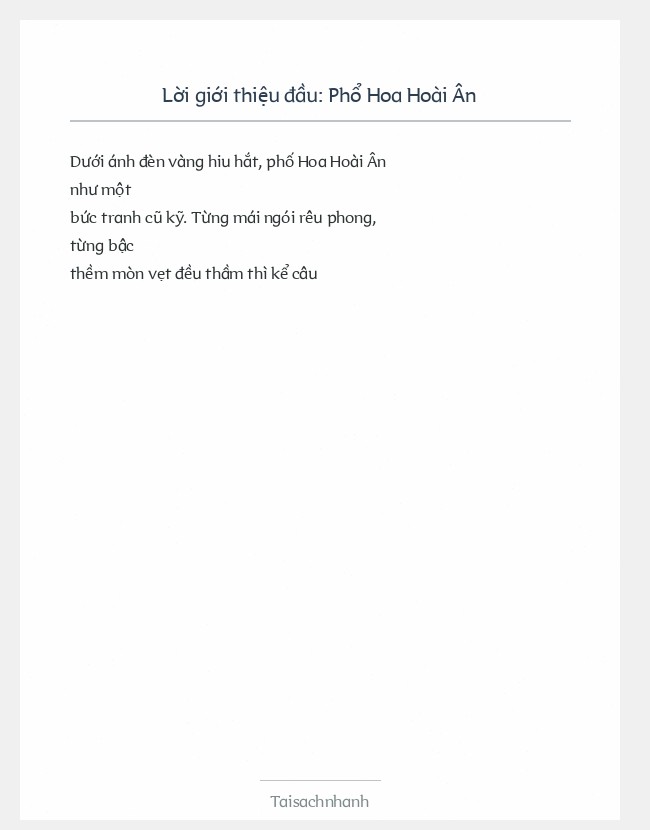 Trích đoạn Phổ Hoa Hoài Ân