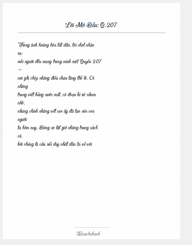 Trích đoạn Q.207