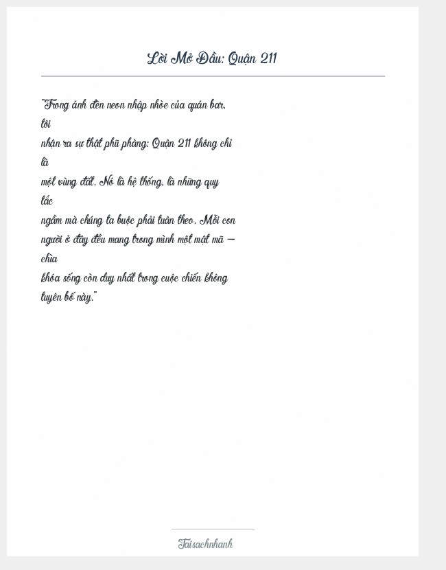 Trích đoạn Quận 211