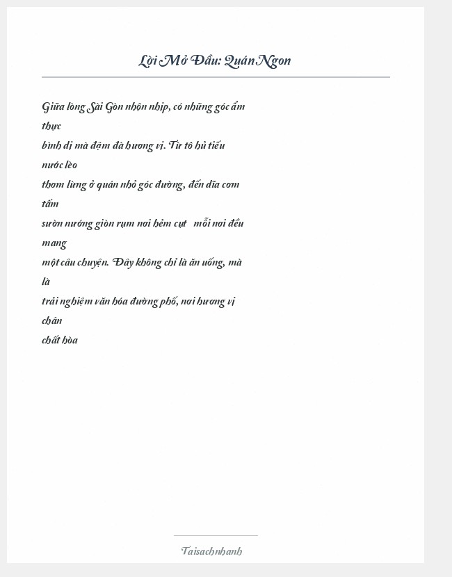 Trích đoạn Quán Ngon