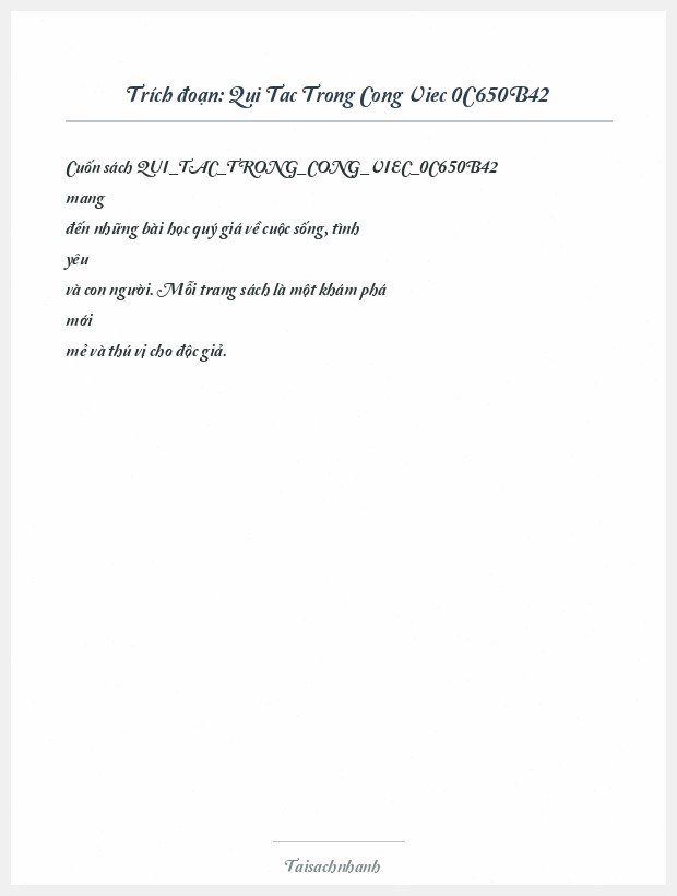 Trích đoạn Qui Tac Trong Cong Viec 0C650B42