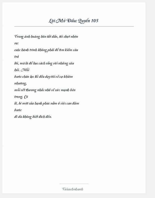 Trích đoạn Quyển 105