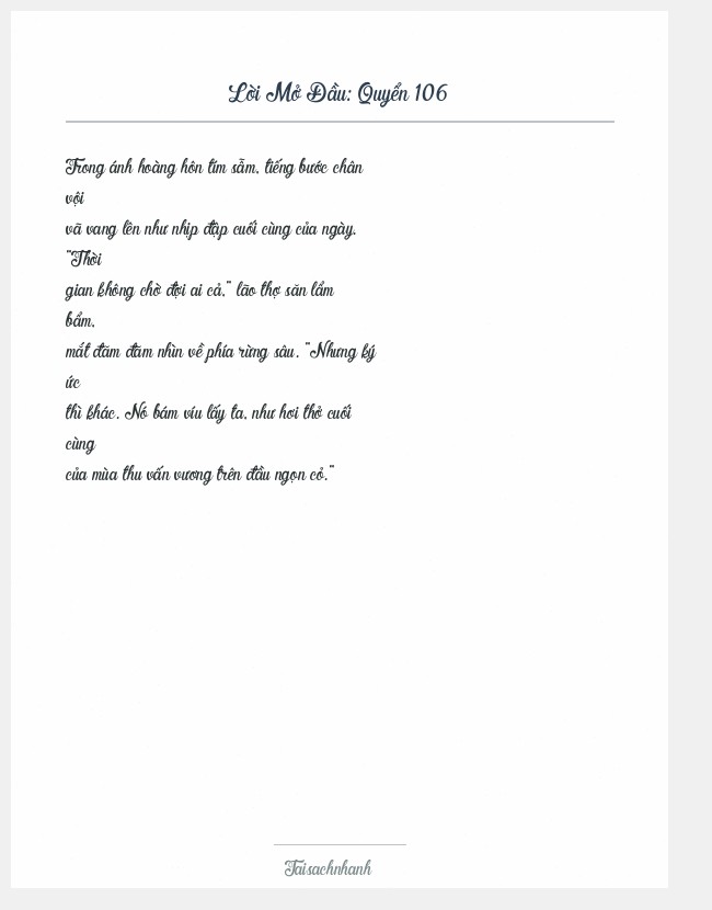 Trích đoạn Quyển 106