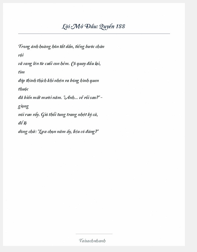 Trích đoạn Quyển 188