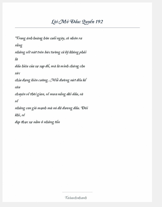 Trích đoạn Quyển 192